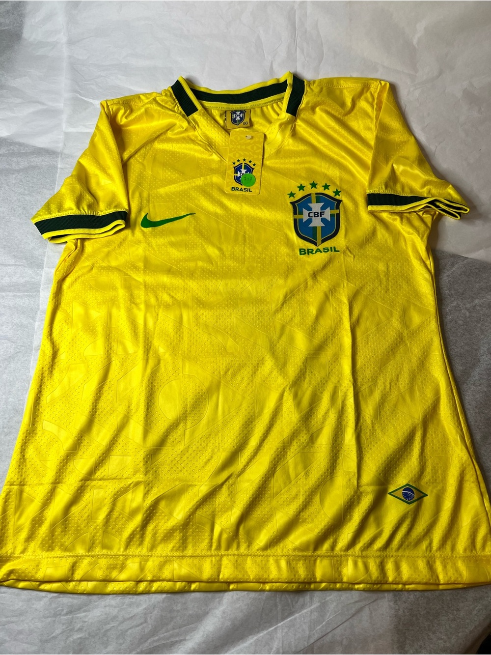 Brazil National Team Yellow soccer Jersey women